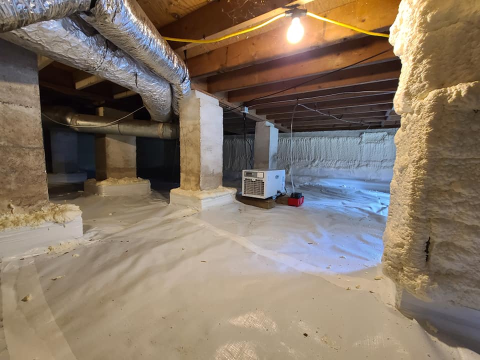 Insulated Crawl Space