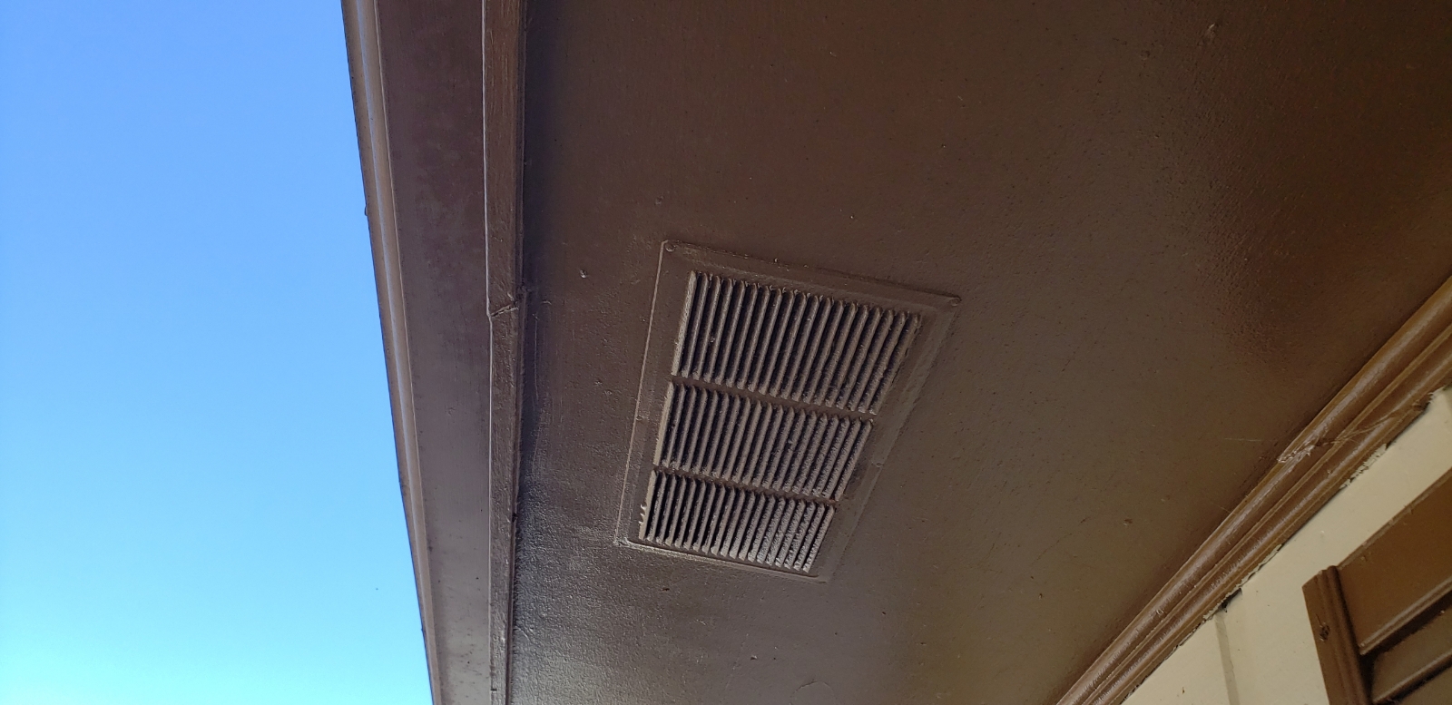 Soffit Vent in Attic