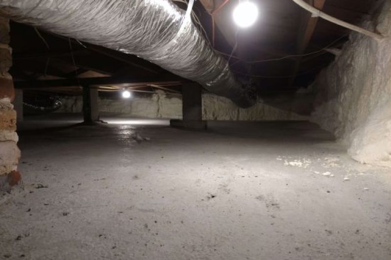 Why Seal Your Crawlspace with Cement & Spray Foam?
